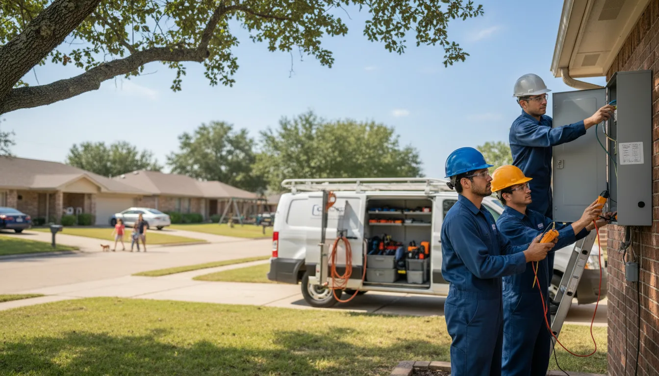 Certified electrician providing emergency electrical services in Kylertown, PA